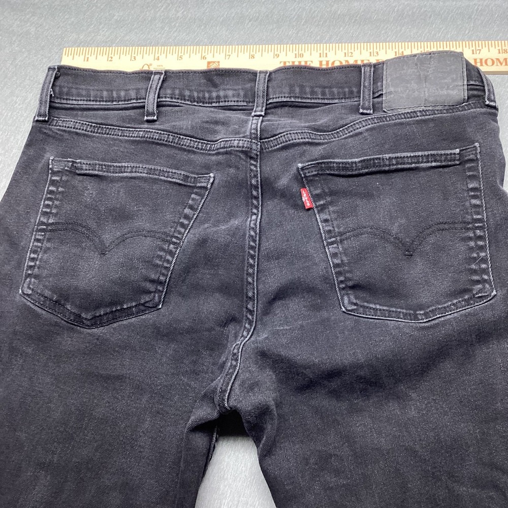 Levis 559 Relaxed Straight Fit Jeans Mens W38 L30 Black Charcoal Denim